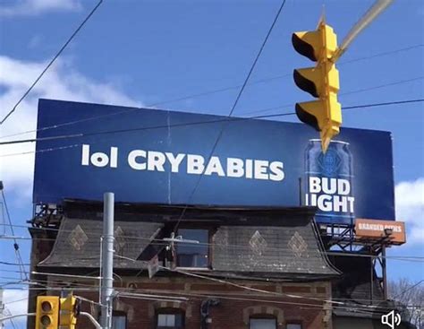 bud light lol crybabies billboard|Fact Check: Bud Light did not erect a ‘lol CRYBABIES’ billboard